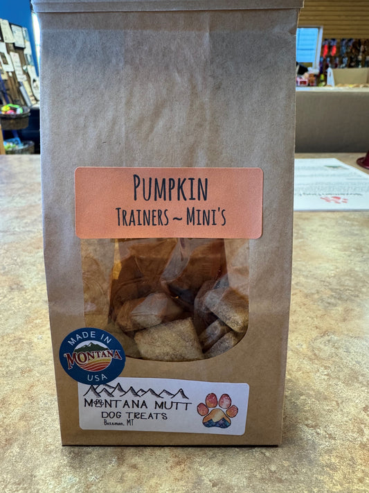 Pumpkin Montana Mutt trainers- mini treats